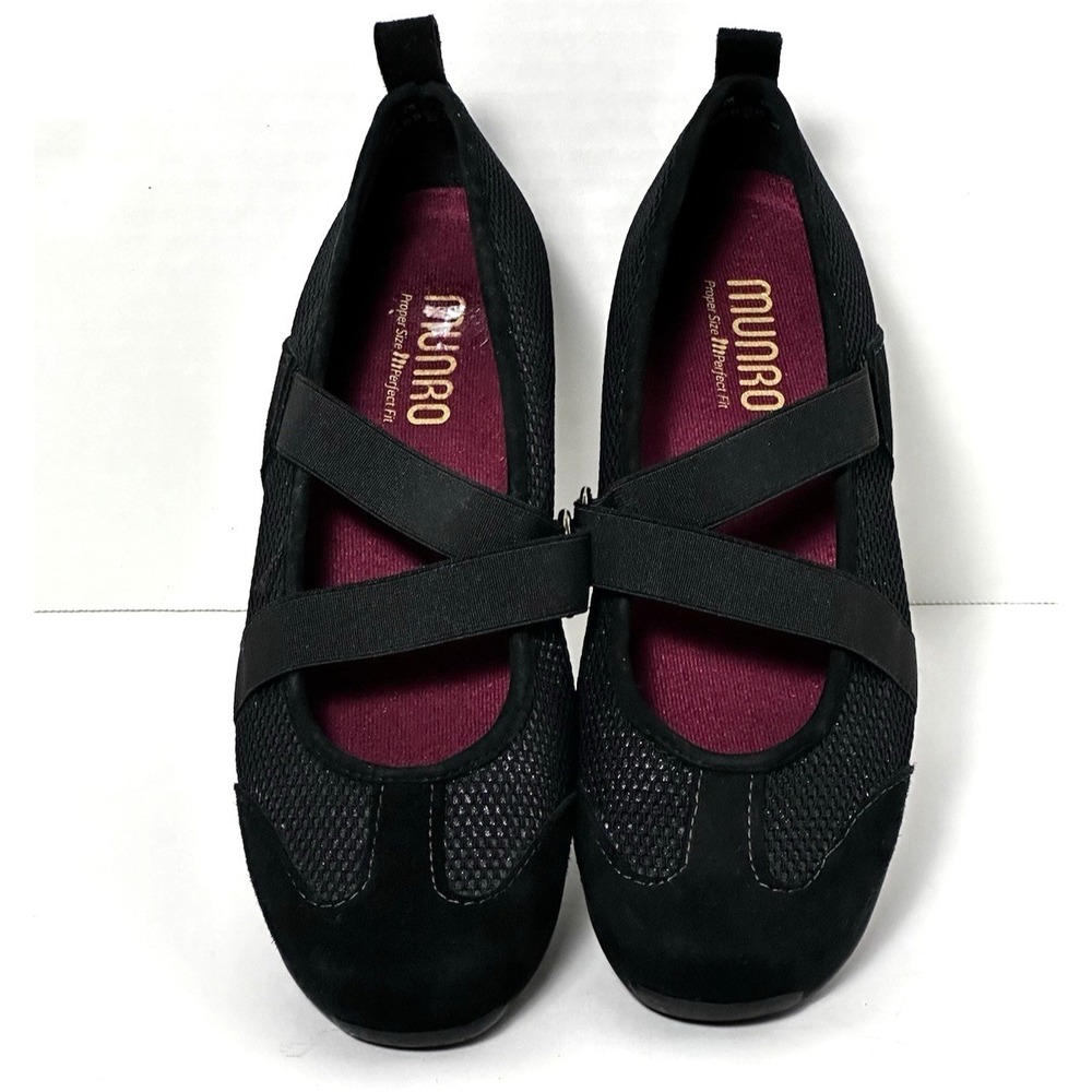 Munro American Zip Womens 6.5 M Mary Jane Slip‎ On Comfort Sports Loafers